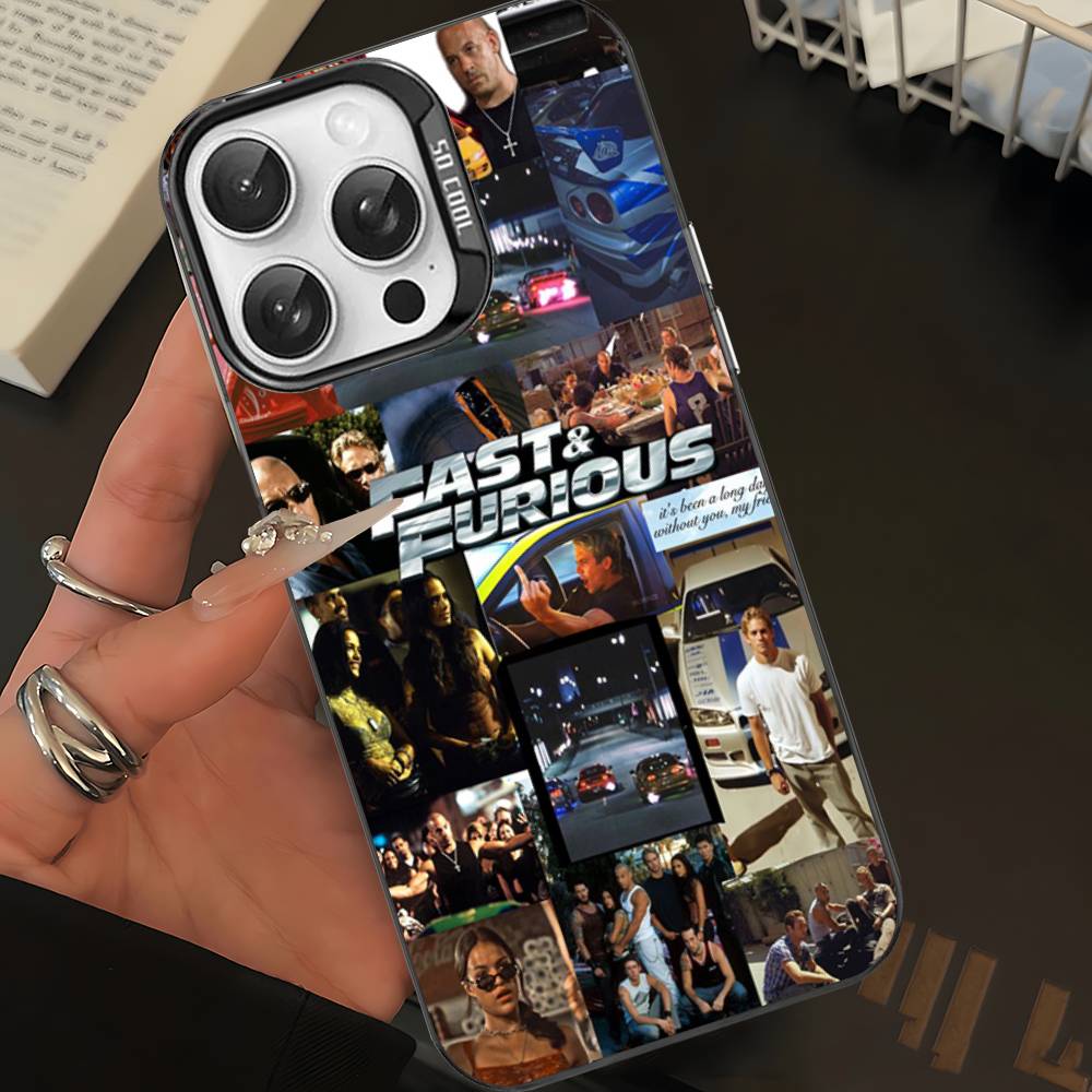 

Movie Series Fast F-Furious Phone Case For IPhone 16 15 14 13 12 11 Pro Max 17 Plus Colorful Cover iPhone 15 plus