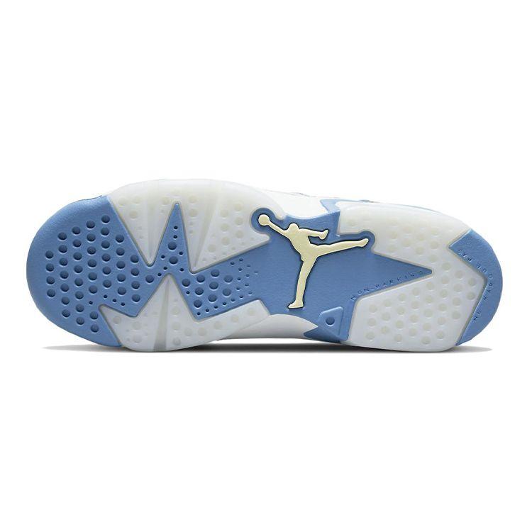 Air Jordan 6 Retro GS Yıkanmış Kot 2022 Çocuk Spor Ayakkabıları Mavi Beyaz Hollanda Mavisi DM9045-100