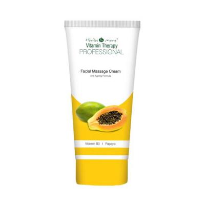 Масажний крем для обличчя з Вітаміном В3 та Папаєю (100 г), Facial Massage Cream Vitamin B3 Papaya,
