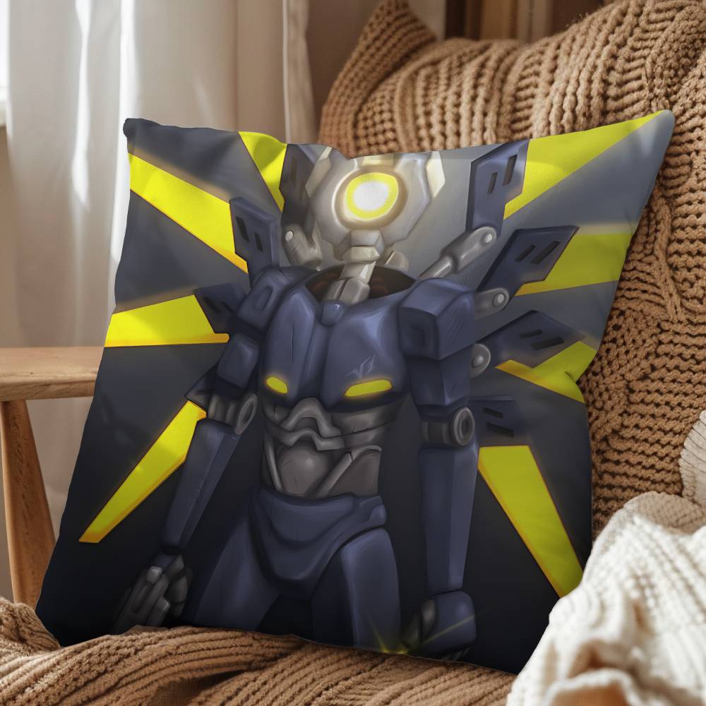 Game Gabriel V1 2 Ultrakill Pillow Case Sofa Living Room Bedroom Headboard Backrest Cushion Square Cushion Nap Time