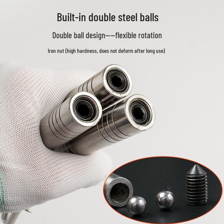 Stainless Steel Double Ball Bearing Tie Wire Hook for Rebar Workers