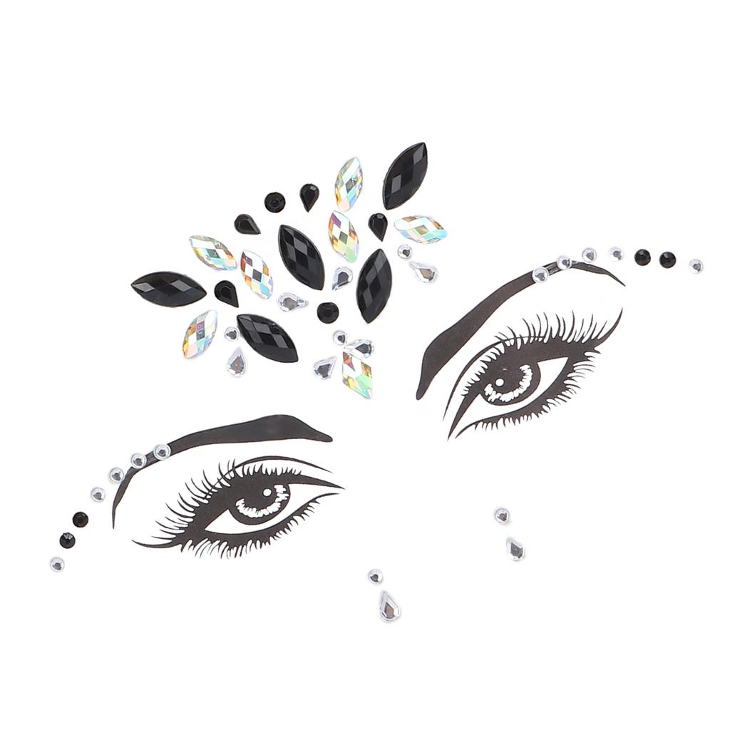 Ochi Față Strass Autocolant Sclipici Autocolante Temporare pentru Față Decorațiuni pentru Petrecere Festival