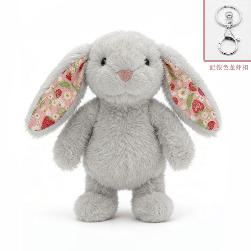 1Pc 15CM Cute Lop-eared Rabbit Plush Pendant Toy Stuffed Soft Bunny Dolls Kawaii Keychain Bag Pendant Doll Birthday Gifts
