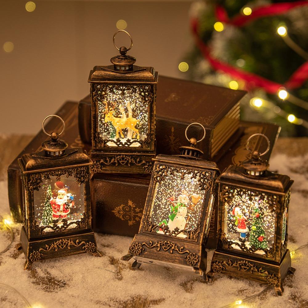 

Детские подарочные игрушки Рождественские елочные украшения Санта-Клаус Рождественская музыкальная шкатулка Рождественские елочные украшения