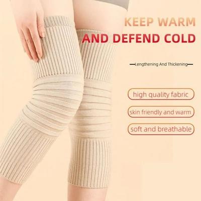 Camel Keep Warm Knee Protector Wool Thick Cashmere Kneepad Light Wool Knee Pads  Cold