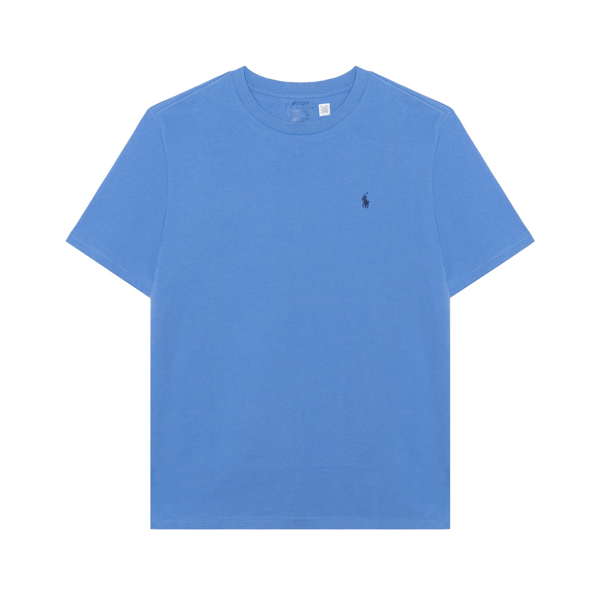 

Футболка Polo Ralph Lauren з вишивкою поні Круглий виріз Короткий рукав Дитячі топи Синій 323832904-070 XL