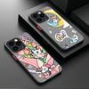 Cute Cartoon Maltese 12 Constellations Dog Couple Style Case For Iphone 17 Air 15 16E 16 14 13 12 11 Pro Max Xr 7 8 Plus Se