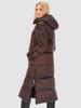 WOMEN' LONG DOWN JACKET WITH SIDE SPLIT