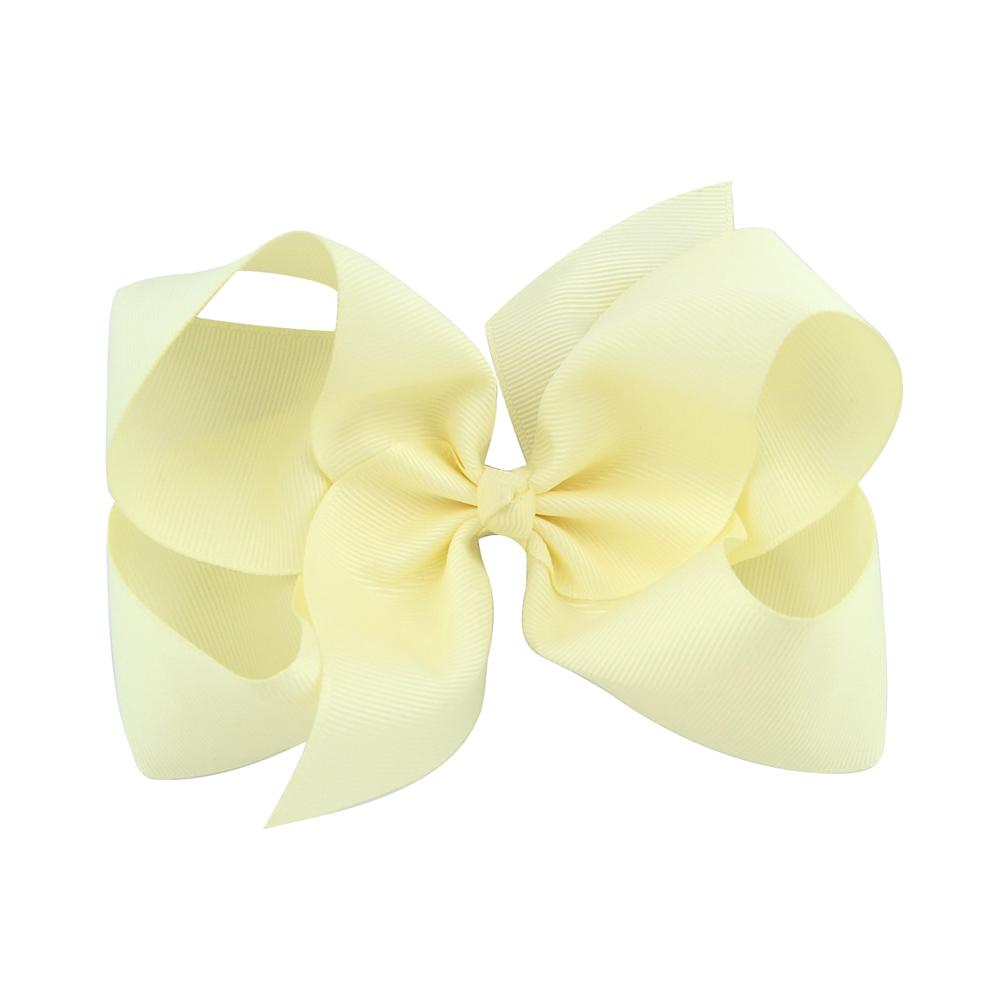 1Pc 40Colors 6'' Solid Colors Grosgrain Ribbon Hair Clips For Cute Girls Large Hairpins Boutique Barrettes Kids Hair Accessories
