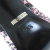 GUCCI pumps GG rhombus python print heels Pink black leather Women 36.5 738689 Used