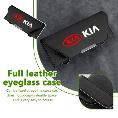 Car Glasses Case Sun Visor Sunglasses Eyeglass Organizer For Ceed Sportage Rio K5 K2 Optima Cerato Venga Sedona Wscap11