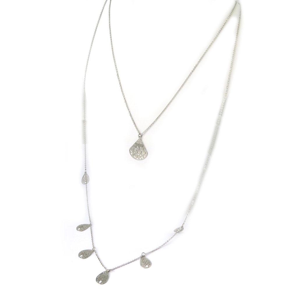 Les Trésors De Lily [N8195] - Sautoir créateur 'Carmen' argenté