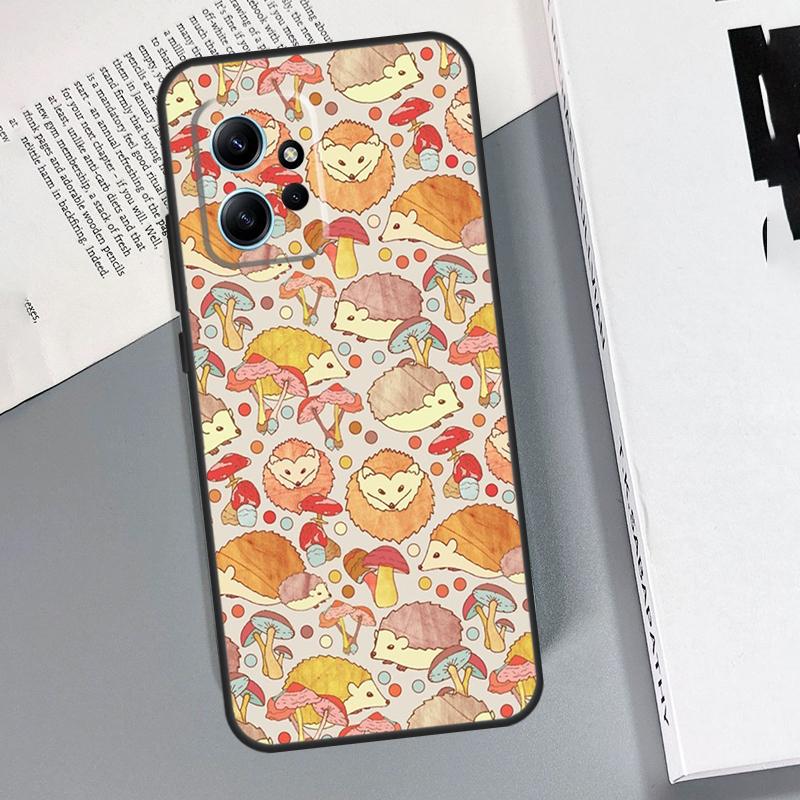 

Hedgehog and Balloon Case For Xiaomi Redmi Note 13 11 10 12 14 15 Pro Plus Cover For Redmi 15 15C 14C 10C 13C 12C Redmi 13 4G