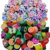 Usměvavá kočičí tlapka Přívěsek Květina Ovoce Hvězda DIY Řemesla 10 ks Náhrdelník Náramek Bonbónové barvy Plastelínové Korálky Pro Výrobu Šperků 8-11mm Velkoobchodní korálky
