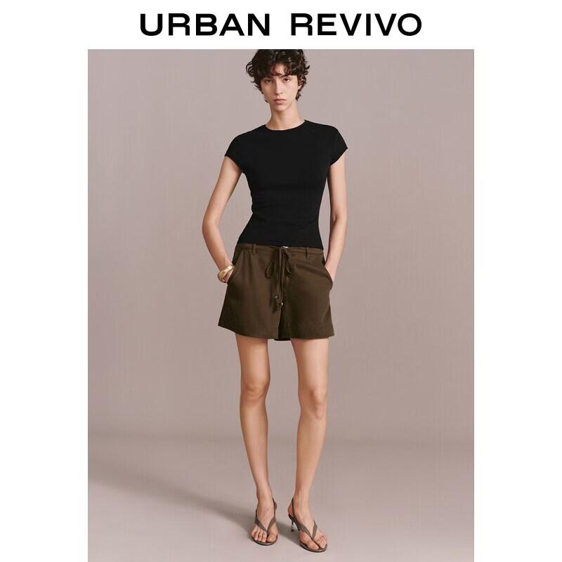 UR Women s Beaded Drawstring Denim Shorts 26