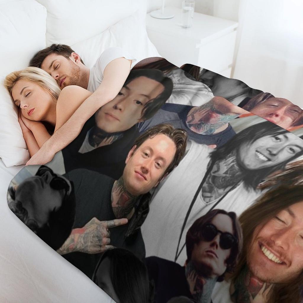 Noah Sebastian Fotocollage Wurfdecke Weiche Schlafzimmerdecke für die Nacht