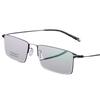 Pure Titanium Myopia Glasses: Men's Casual Business Fashion Frames with Vacuum IP Plating