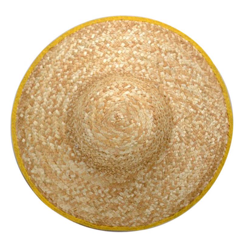 Wide Brim Straw Sun Hat