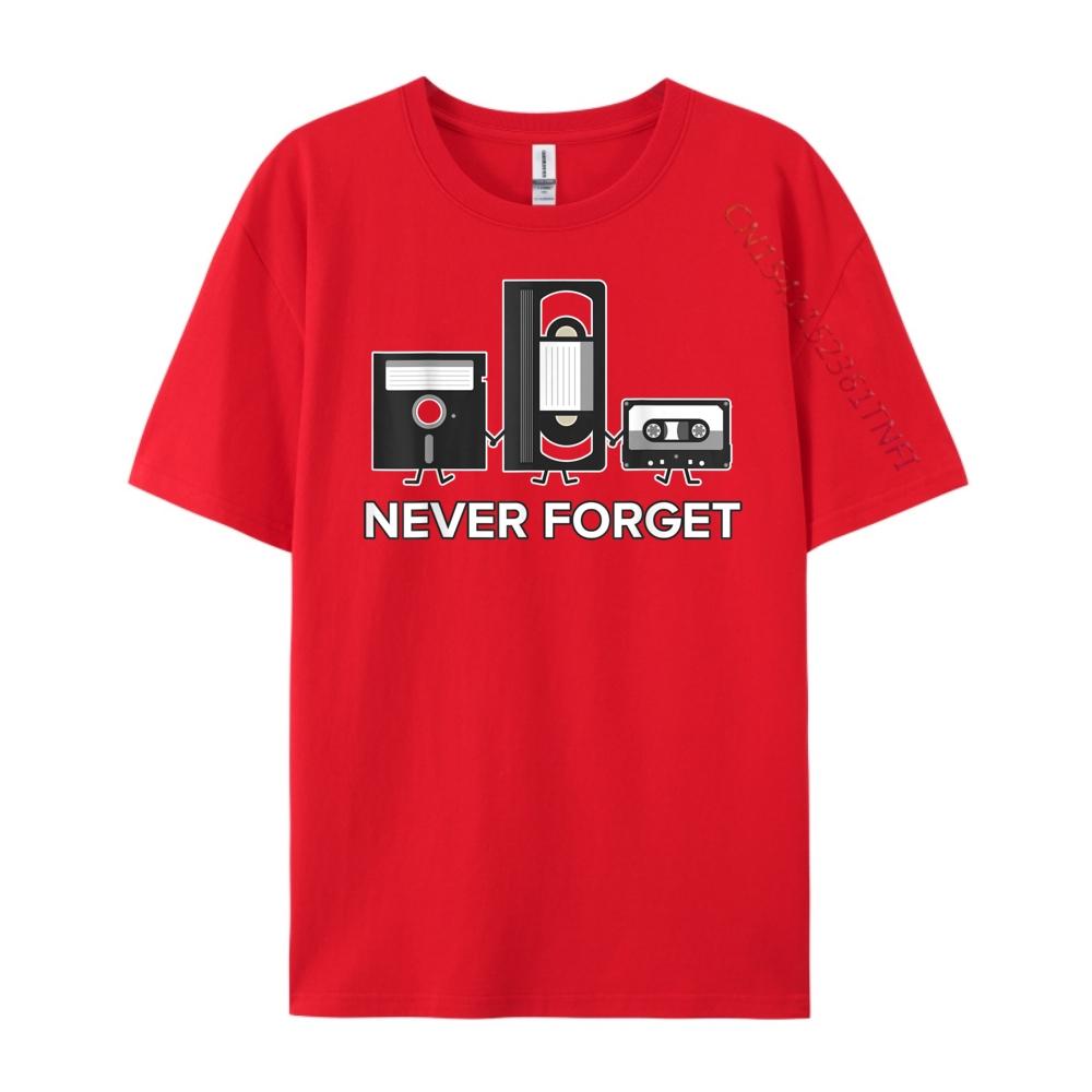 

Never Forget T Shirt Funny Floppy Disk VHS Tape 90s 80s Tee Grpahic Tee T-Shirt Streetwear Men s Short Sleeve Graphic T Shirts 4XL