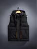 Men's Trendy Plus Size Thickened Warm Cotton Vest for Autumn and Winter