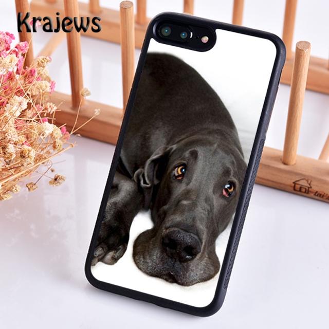 Krajews Great Dane Dog Breed Phone Case Cover For iPhone 17 Air 16 15 14 Plus 11 12 13 Pro Max Coque Shell Fundas