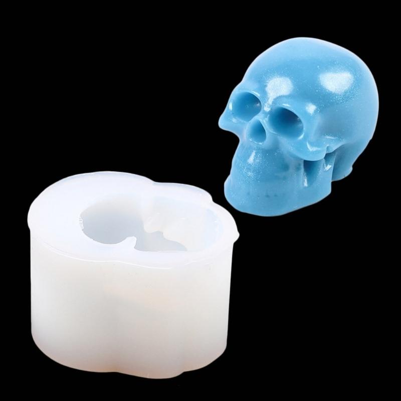 Skull Crystal Epoxy Resin Molds Casting Molds DIY Skull Pendant Bracelet Necklaces Silicone Molds Jewelry Making