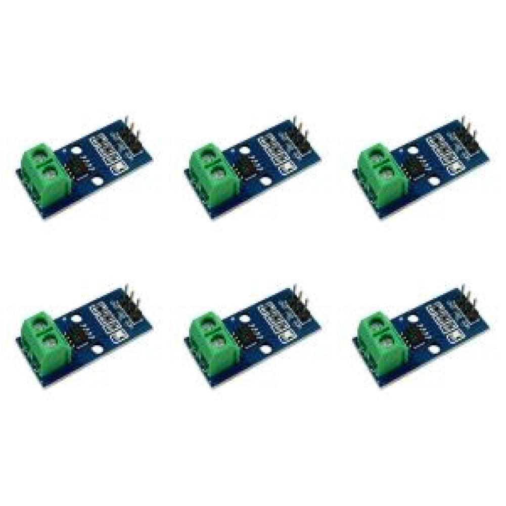- ACS712 Hocheffizienter Hall-Stromsensormodul-Detektor DC5V für Arduino (20A)