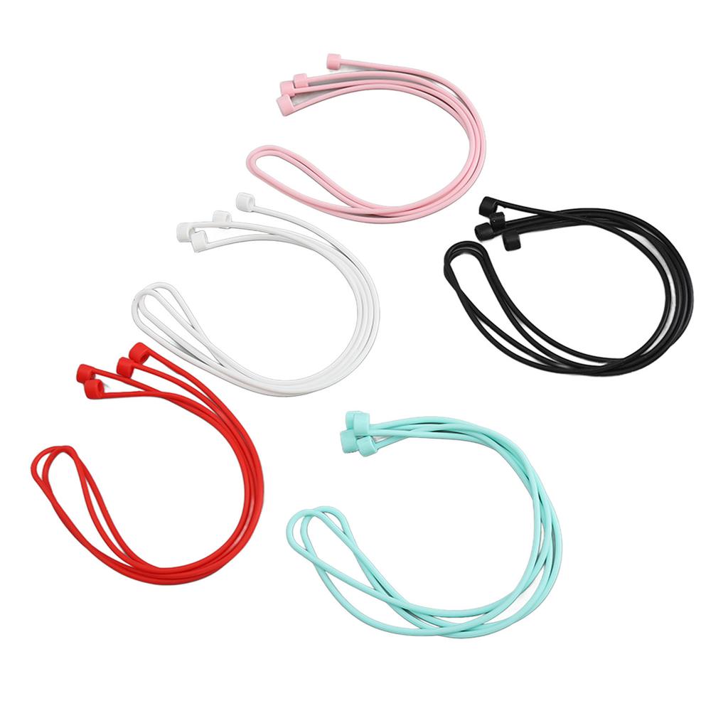 10pcs Sound Aids Holder Prevent Fall Off 5 Colors Silicone Sound Amplifer Lanyard for Seniors