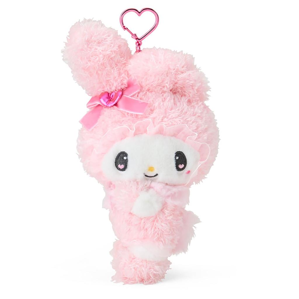 Sanrio My Melody Mascot Holder Saro Polyester and Ages 6 and 827029 (Mellow Miusa) Steel, Up,