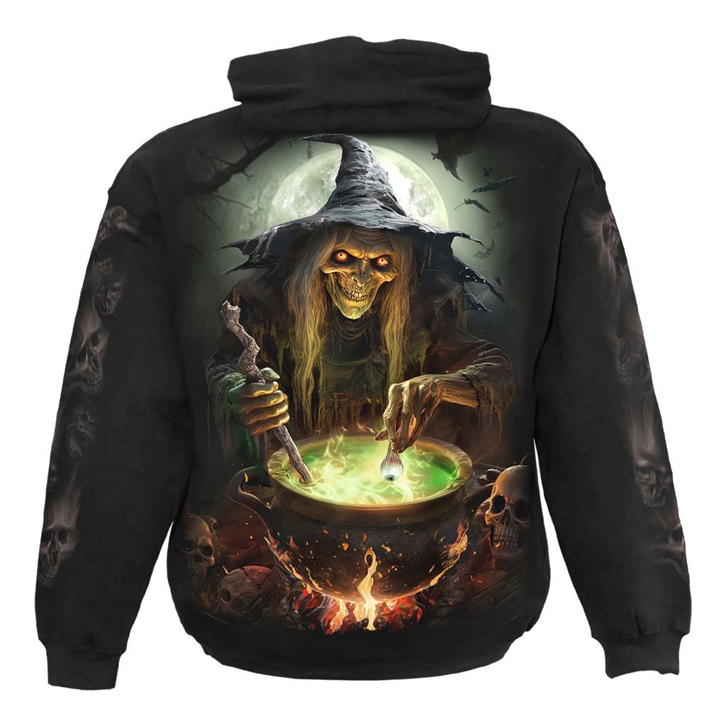 Spiral Direct Unisex Adult Witch´s Brew Back & Sleeve Print Pull Over Hoodie