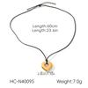 Heart Pendant Necklace Titanium Steel Women Layering Chain Light Luxury Elegant Jewelry Gift for Her