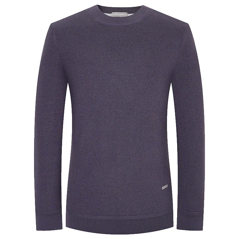 

Мужской джемпер Baoxiniao с круглым вырезом и длинными рукавами из смесовой шерсти XL (50)