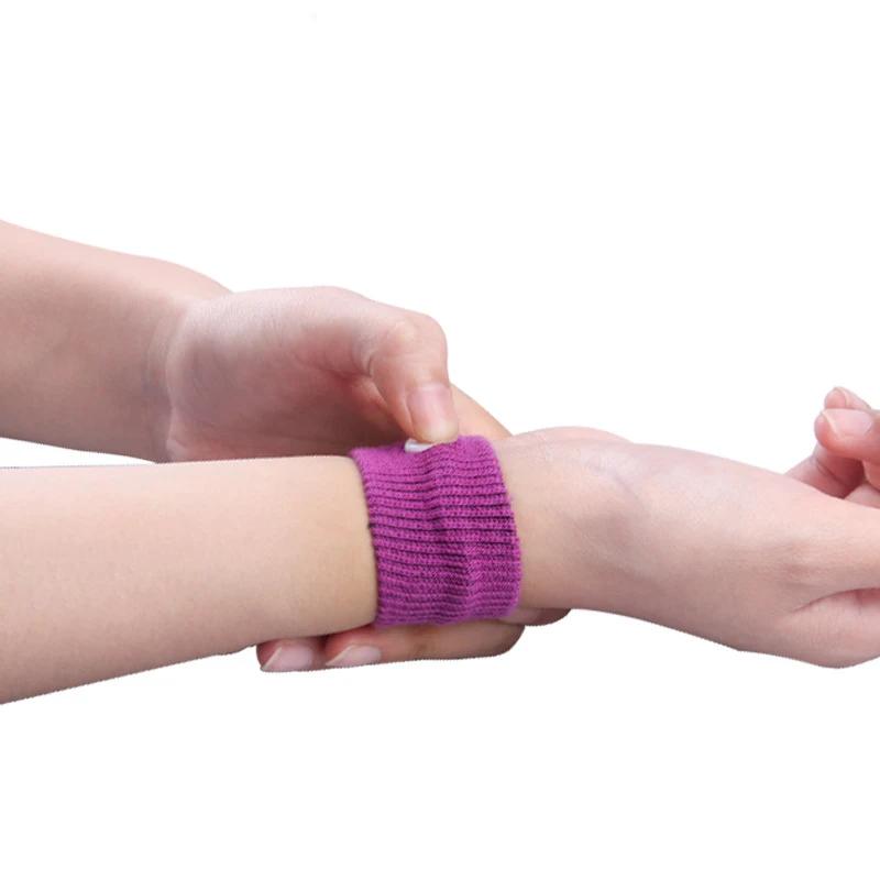 2 STuks Reizen Anti Zeeziekte Polsband Medische Antiemeticum Hoge Elasticiteit Sportarmband Verlicht Buiten Reisziekte
