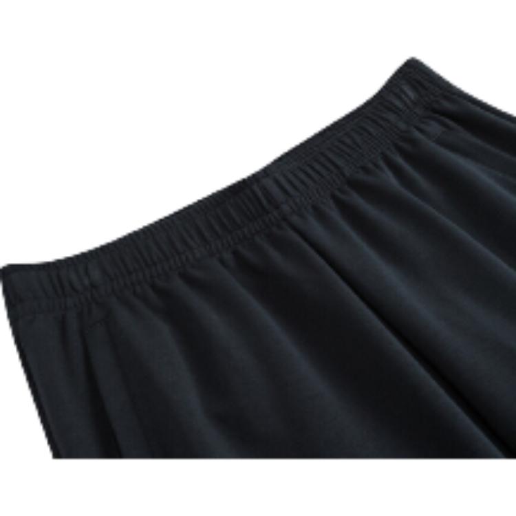 Anta Training Series Solid Color Mid-Rise Comfortable Versatile Breathable Tapered Knit Sports Pants Men pants Black 152427315-2