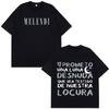 Rapper Melendi La Promesa Letters Print T-shirt Men Women T-shirts Short Sleeve Casual Cotton