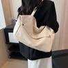 Autumn And Winter Large Capacity Tote Bag Korean Style Commuting Leisure Shoulder Bag Women'S Armpit Bag Pu Pillow Bag