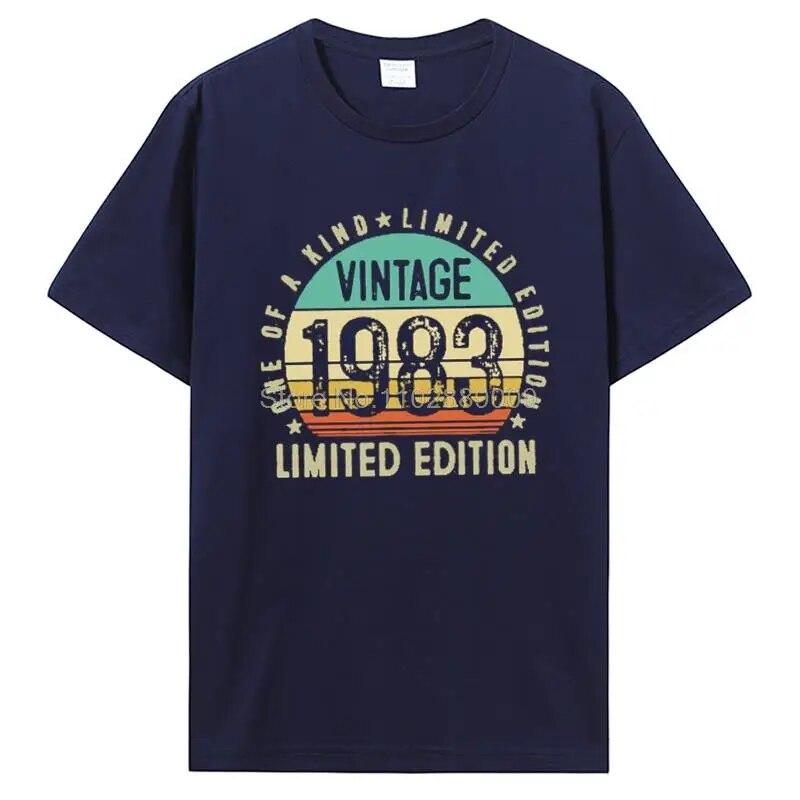 The Best Birthday Present Ever T Shirt For Unisex And Women Old Gifts Vintage 1983 Limited Edition Birthday TShirt Cotton Tees
