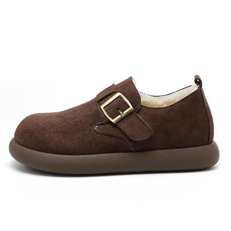 BN all-inclusive fluwelen kleine aardappel Birkenstocks nieuwe winter luie muts katoenen schoenen
