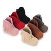 Winter Tassel Baby Snow Boots (0-12 Months) - Soft Sole, Solid Color Walking Shoes