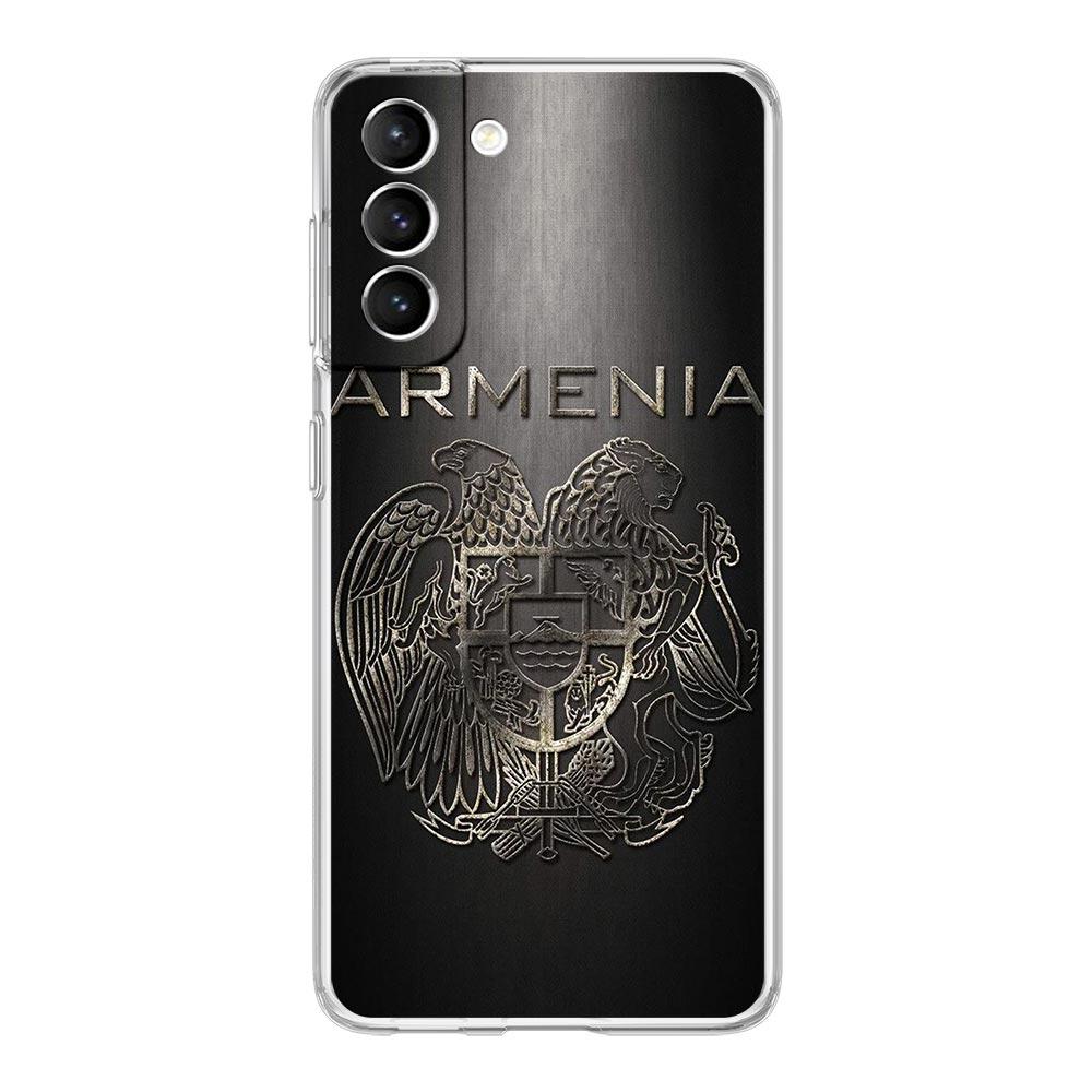 Armenia Armenian Flag Clear Silicone Phone Case For Samsung Galaxy S23 S22 5G S20 Ultra S21 FE 5G S10E S9 S8 S10 Plus Soft Cover