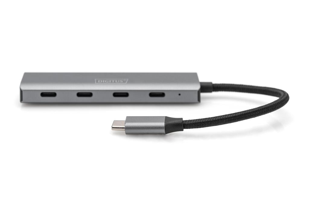 DIGITUS 4-Port USB-C Hub | Digitus | DIGITUS - Hub - 4 Ports | DA-70246
