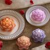 Flower Blossom Candle Molds for Making Candle Soap Christmas Present Room Decorations, Flower Candle SIlicones Molds