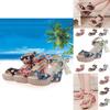 Premium Quality Women Boho Beach Sandals With Floral Wedge Heels For Summer Style