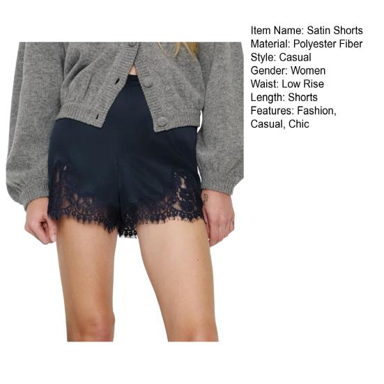 Women Satin Silky Shorts Lace Trim Patchwork Micro Shorts Low Rise Boxer Shorts Lounge