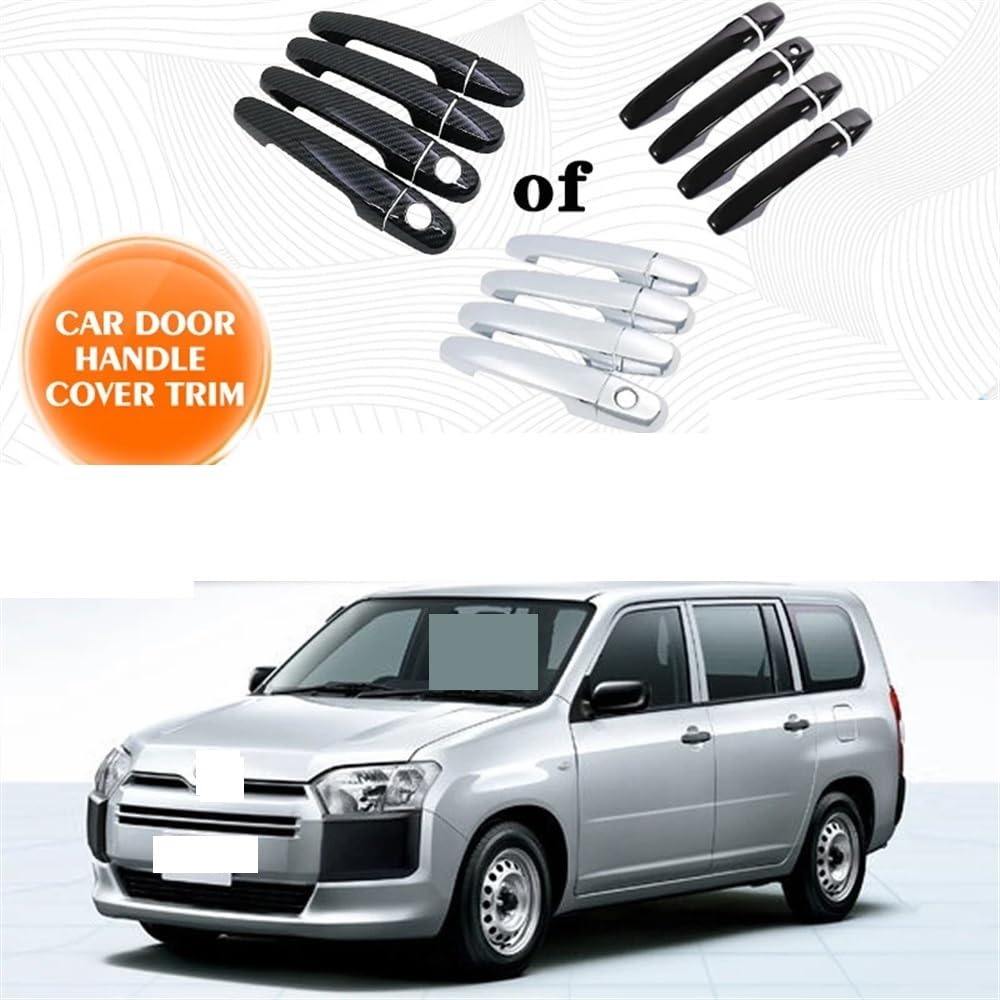 Door Trim Door Handle Car Outer Door Handle Cover Trim for Toyota Pro Box