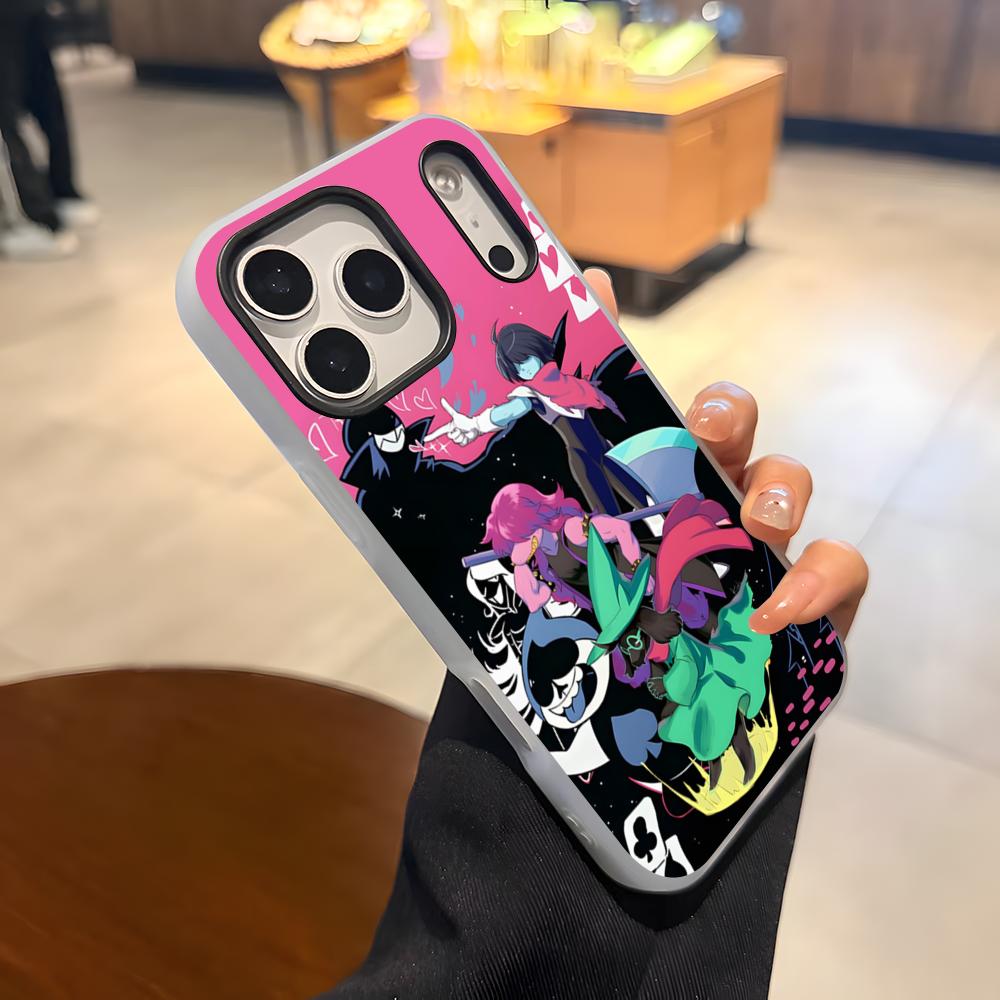 Game D-D-Deltarune Phone Case For IPhone 17 Air 16 E 15 14 Plus 13 12 11 Pro Max Jelly 2 In 1 Protective Case