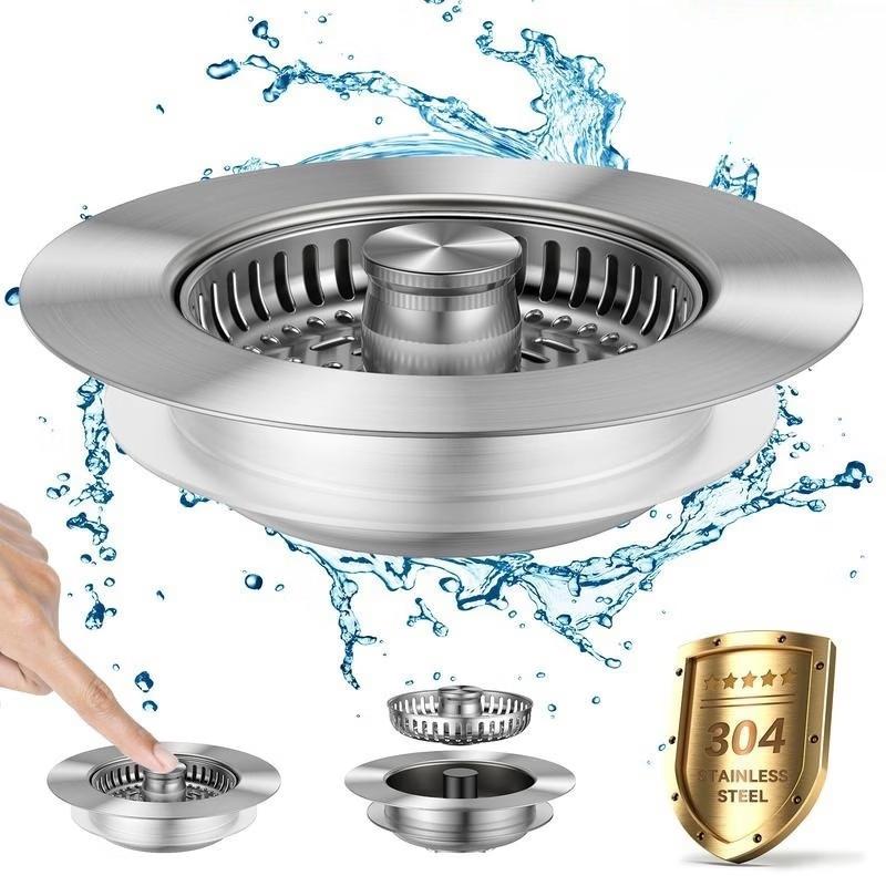 Stainless Steel Pop-up Sink Drain Stopper