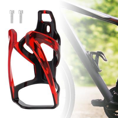 Bicycle Water Bottle Cage, Lightweight Bicycle Beverage Rack, Suitable for Mountain Bikes, Red and Blue, 2 Colors To Choose from