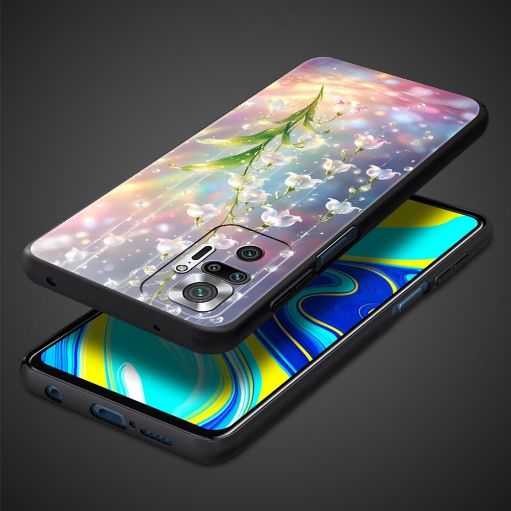 Lily Of The Valley Clear Floral Phone Case Cover for Redmi 14C 10C Note 15 14 13 12 10 11 K40 Pro Plus Soft TPU Shockproof Capas