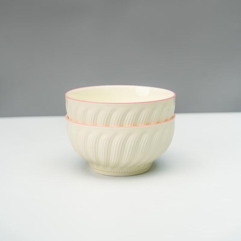 Haoya Light Luxury 6-inch Ceramic Rice & Noodle Bowl Set